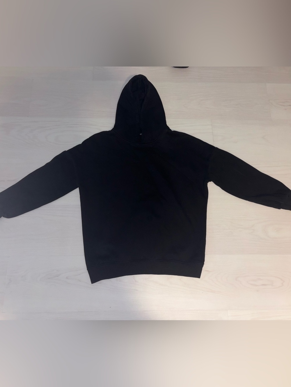 Women's Black Oversized Hoodie